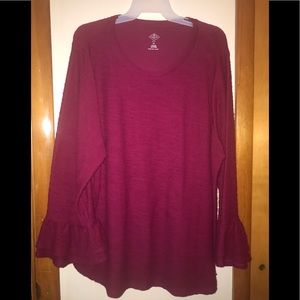 Bell sleeve sweater
